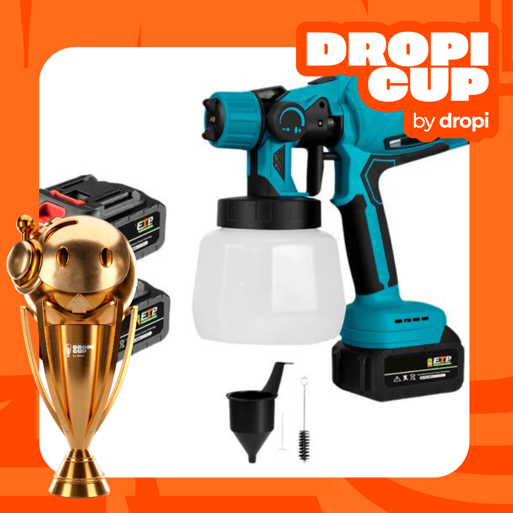 Pistola Pintura Inalambrica Dropi Cup